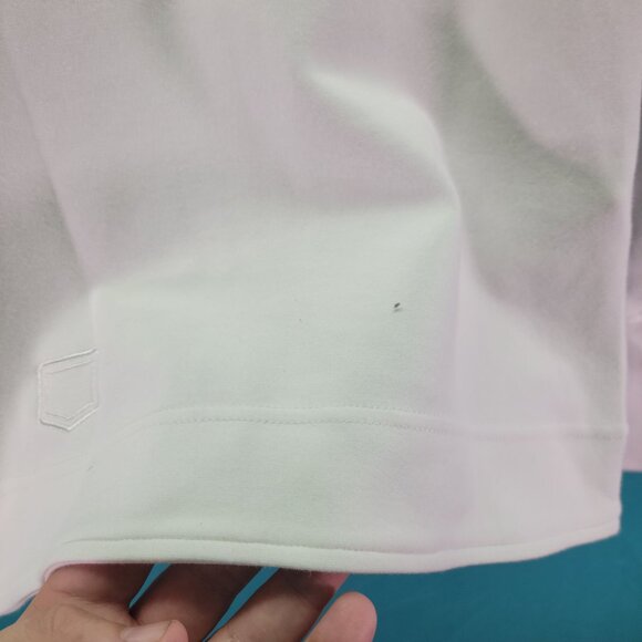 Scottevest SEV The Chloe Glow Hoodie XS White Zip-Up  Jacket With Hood & Pockets - Picture 10 of 14